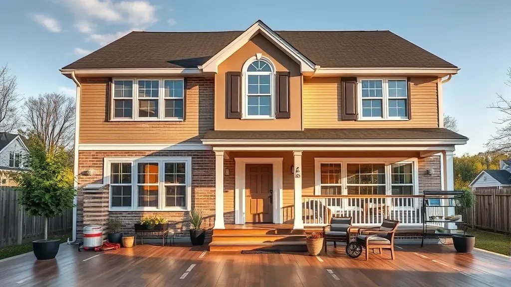 A referral form for a Painting Contractor displayed on a wooden table in Richmond, VA without any text or people.