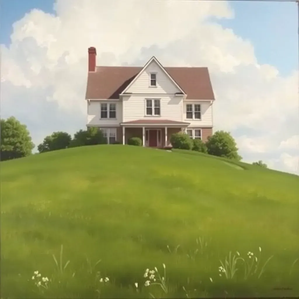 Painting in Meadowbrook, VA showcasing vibrant colors and serene landscape.