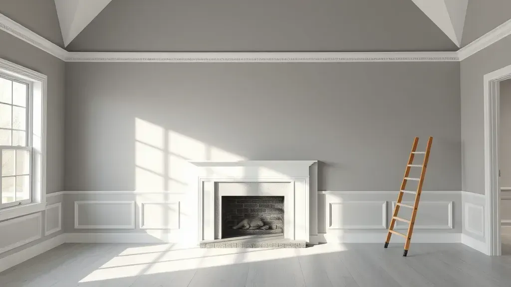 Beautiful painting contractor in Tuckahoe, VA showcasing skilled wall finishes and color expertise for home transformation.