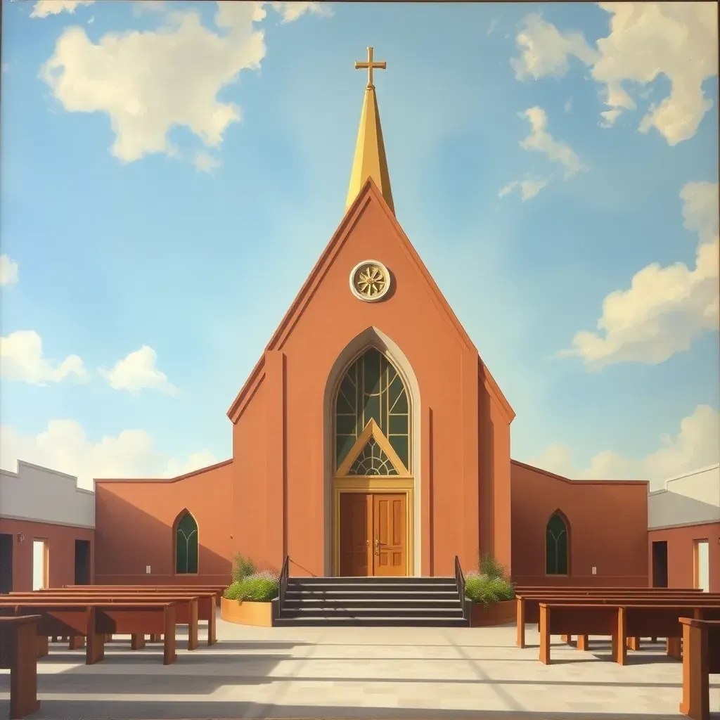 Church Painting projects in Richmond, VA, showcasing stunning murals and craftsmanship.
