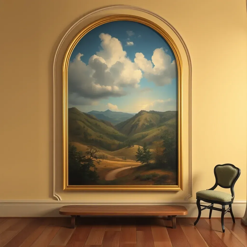 Painting in Sandston, VA, showcasing vibrant colors and detailed brushwork.