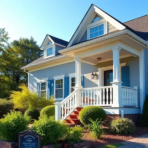 Freshly painted residential home in Meadowbrook VA with vibrant colors and lush greenery creating an inviting atmosphere