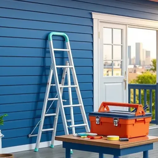 Completed painting project in Richmond VA showcasing vibrant colors and flawless finish on walls and trim.