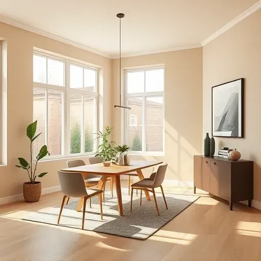 Beautifully finished interior with warm neutral walls, modern decor, and abundant natural light in Hopewell, VA.