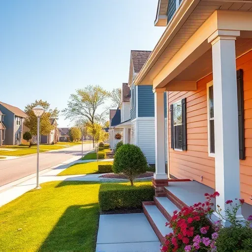 Pristine Montpelier, VA home with vibrant neutral paint, white trim, lush yard, blooming flowers, and clear blue sky.