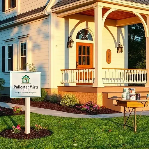 Stunning residential exterior in Bellwood VA showcases expertly painted walls, inviting lawn, and detailed craftsmanship.