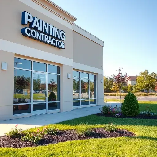 Reputable painting contractor's storefront in Manakin Sabot, VA, with vibrant paint, well-manicured landscape, and clear business signage.