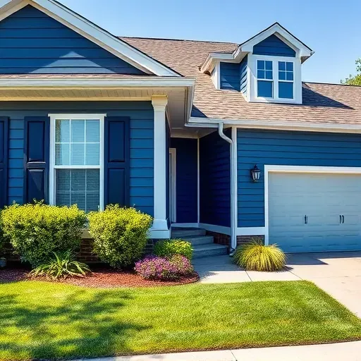 Completed painting contractor project showcasing vibrant colors on a house exterior in Richmond VA