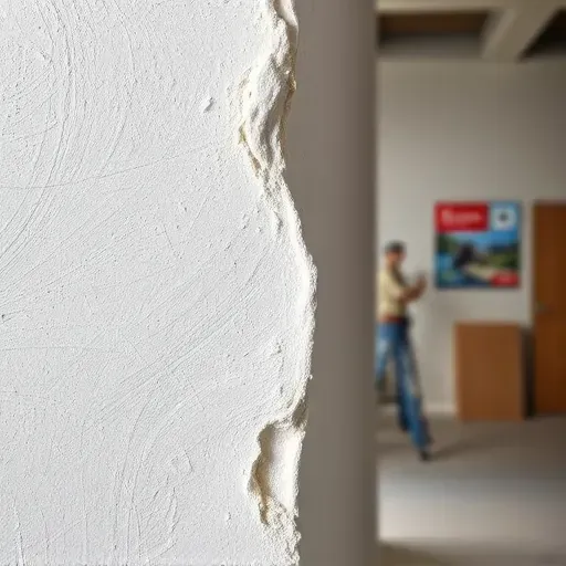 Seamless wall repair in Richmond VA showing matching textures, colors, plaster, paint, and detailed craftsmanship