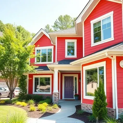 Beautiful Laurel, VA home exterior with freshly painted siding, neat landscaping, and bright suburban surroundings.
