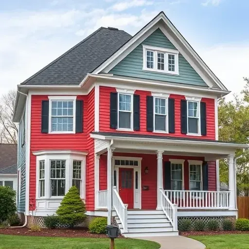 Completed painting project showcasing vibrant colors and precise brushwork in an empty room in Richmond, VA