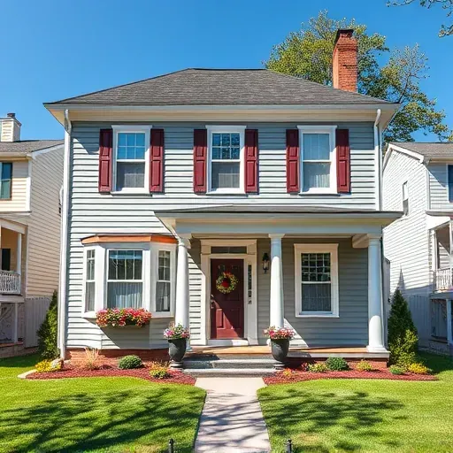 Renovated Dumbarton, VA home with vibrant painted siding, detailed craftsmanship, manicured yard, and inviting curb appeal.