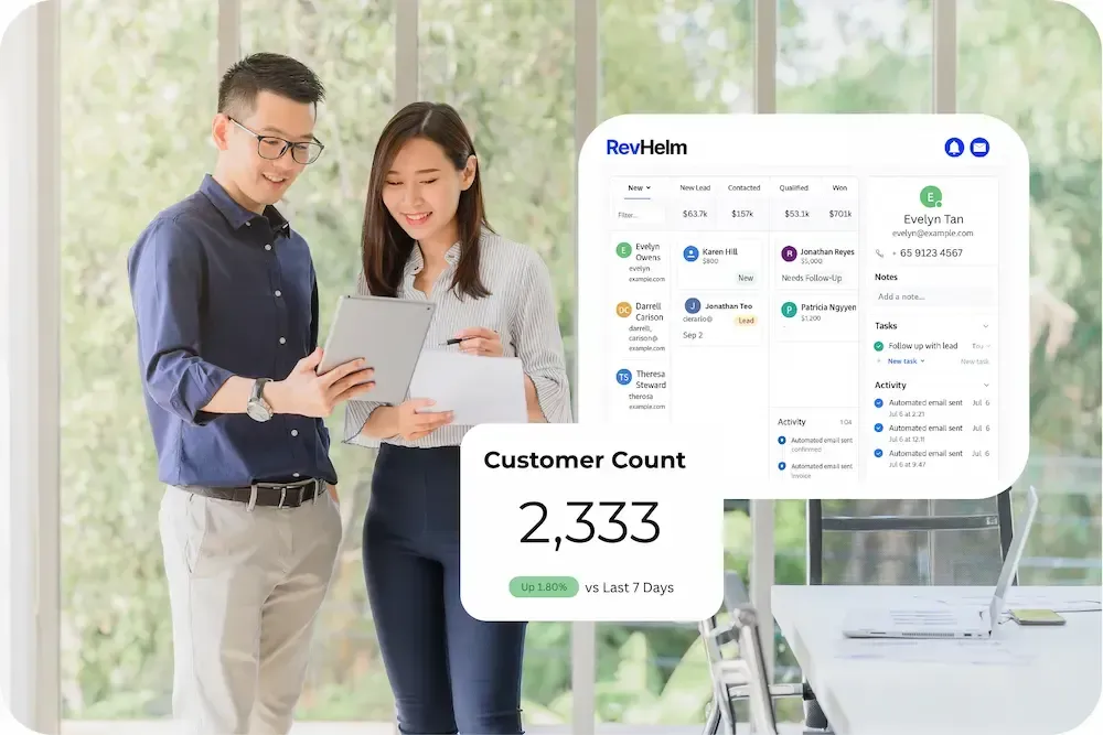 RevHelm CRM for Businesses Singapore