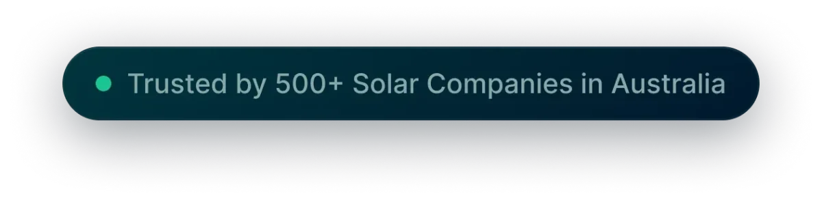 AI-powered solar CRM automation dashboard showcasing solar lead qualification, instant solar quote generation, and automated follow-up workflows for installers
