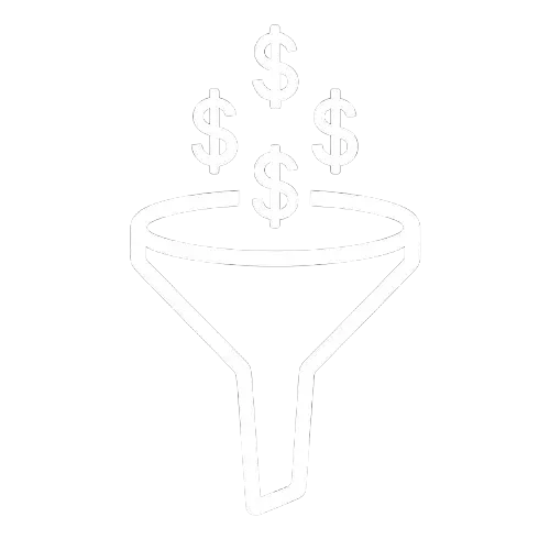 Lead capture funnel integrated with CRM and smart website platform