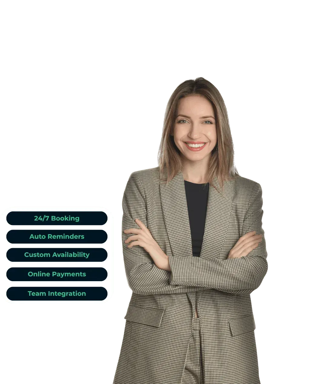 Online booking system with automated reminders and payment integration for local businesses