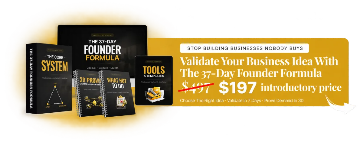 37-Day Founder Formula — $497 crossed out, $197 introductory price