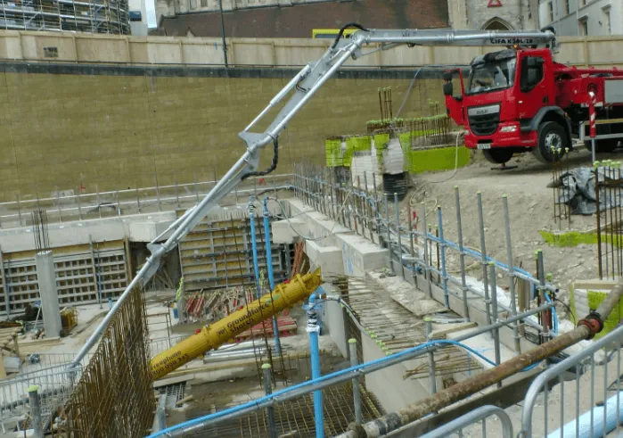 picture of a concrete pumping service in Roseville, California