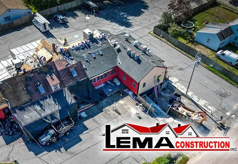 Lema Construction providing roofing services in Brockton MA