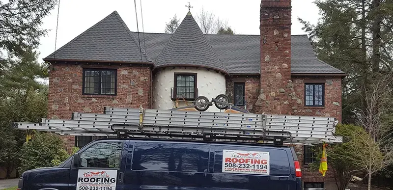 Expert roofing services in Brockton MA by Lema Construction