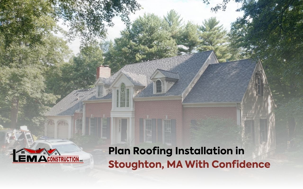 roofing installation in Stoughton, MA for a residential home