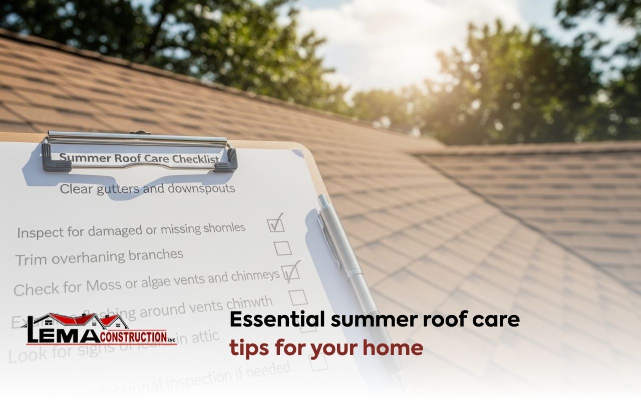 Summer roof care checklist for a safe home roof