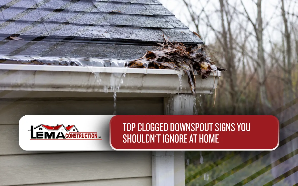 Clogged Downspout Signs | Prevent Costly Water Damage
