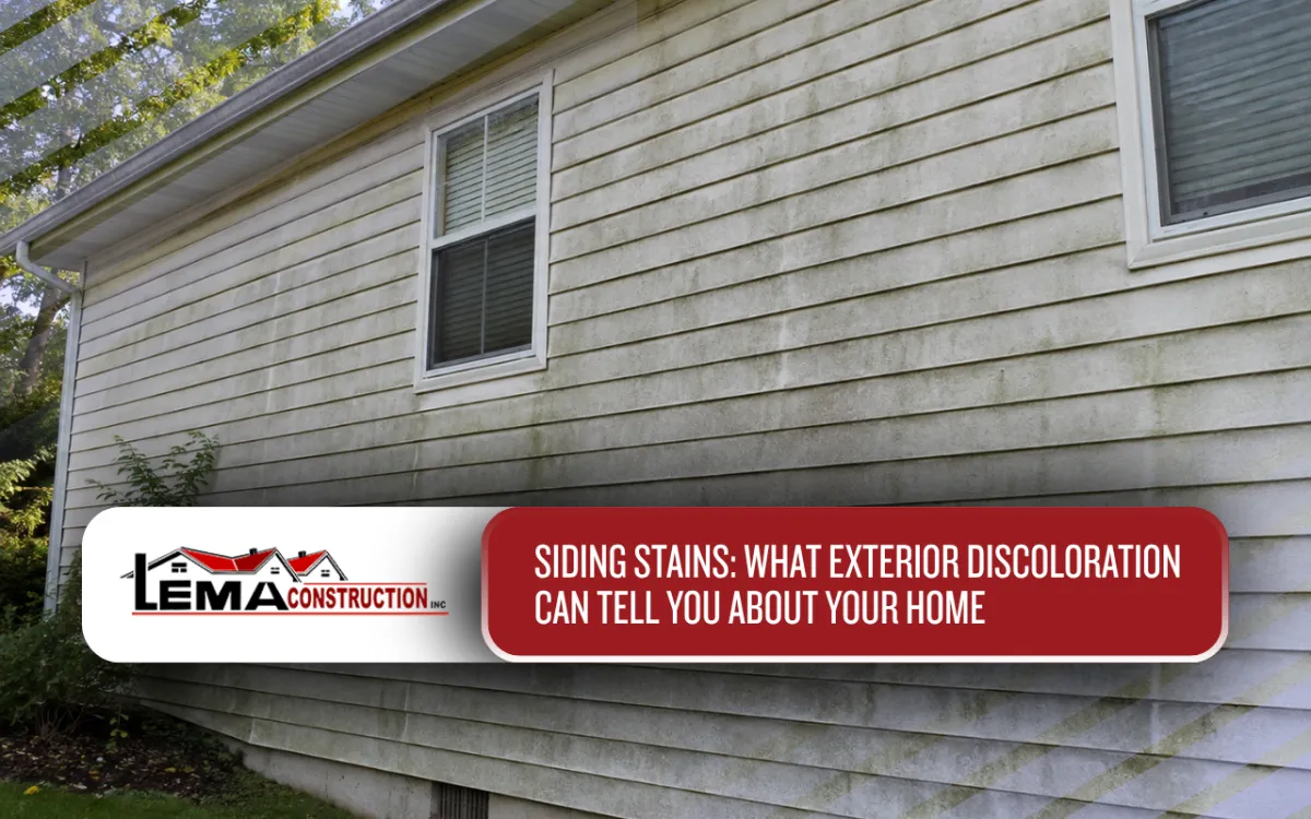 Siding Stains: What Exterior Discoloration Can Tell You About Your Home