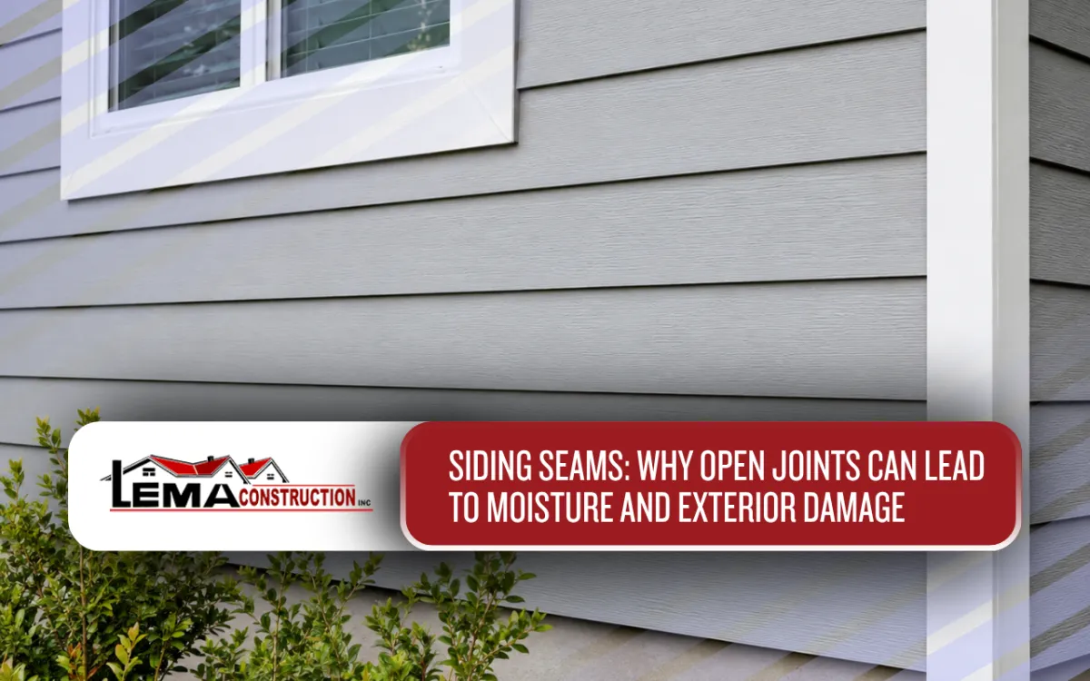 Siding Seams: Why Open Joints Can Lead to Moisture and Exterior Damage
