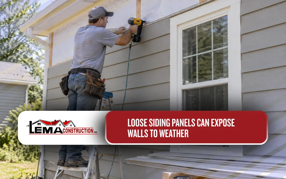 Loose Siding Panels Can Expose Walls To Weather