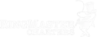 RingMaster Charters Band White Logo