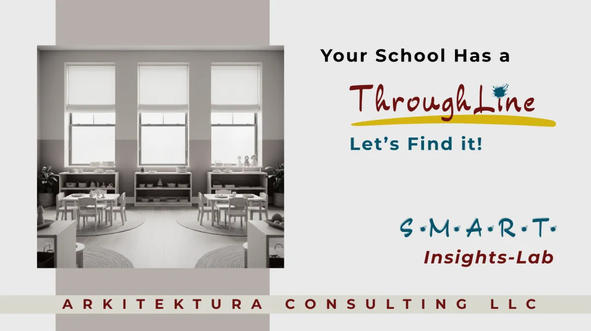 Early education classroom interior with child-scale furniture and natural light, representing the S.M.A.R.T. Insights-Lab by Arkitektura Consulting focused on uncovering a school’s spatial throughline before design decisions begin.