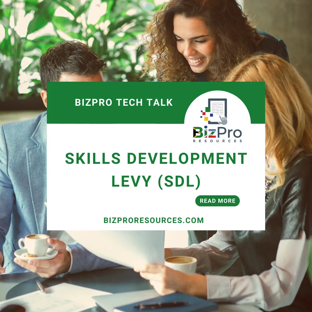 Licenses & Registrations: Skills Development Levy (SDL)