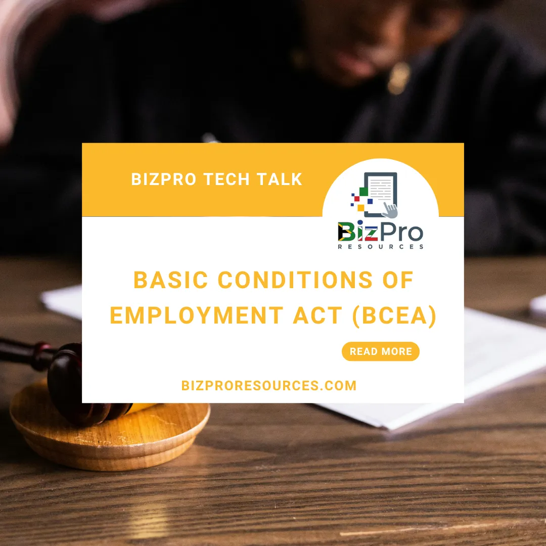 Basic Conditions of Employment Act