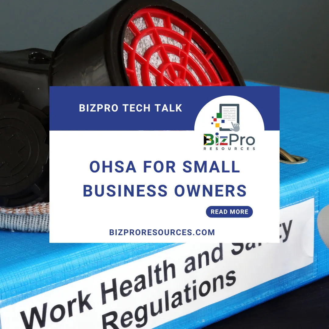 OHSA for Small Business Owners