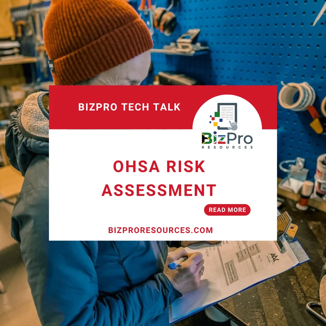 OHSA Risk Assessment