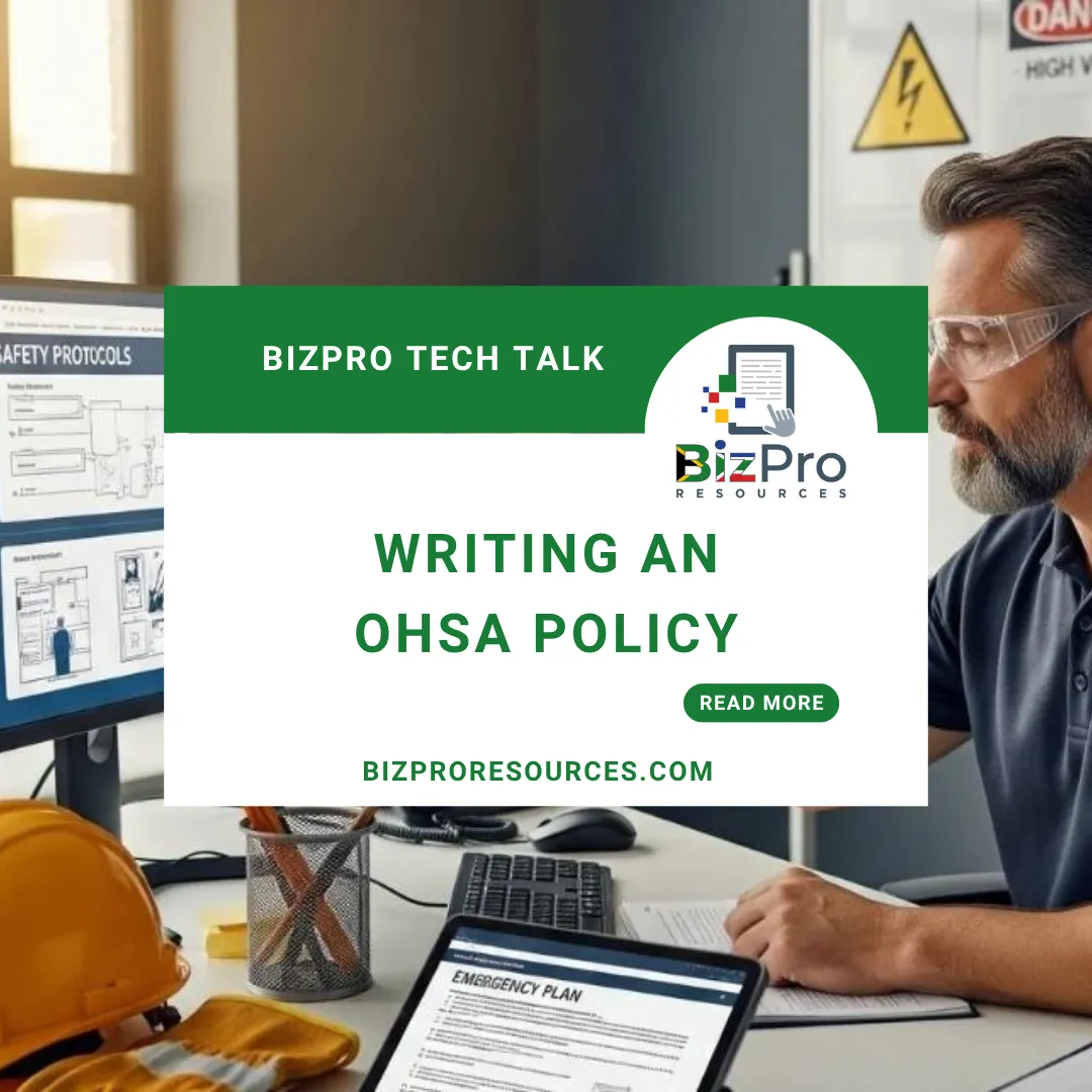 OHS: Creating a Simple OHS Policy and Assigning Responsibilities in a Small Business