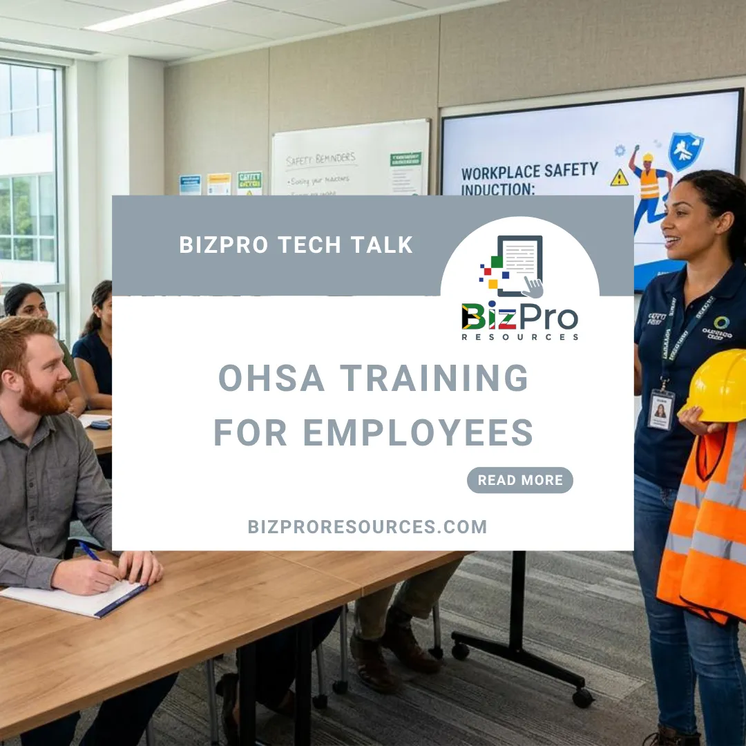 OHS: Workplace Safety Training and Induction for Employees