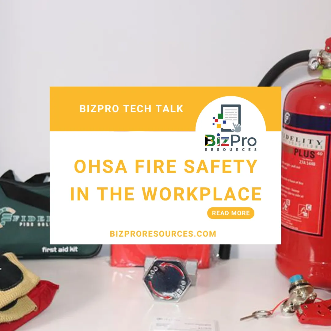 OHS: Fire Safety in the Workplace