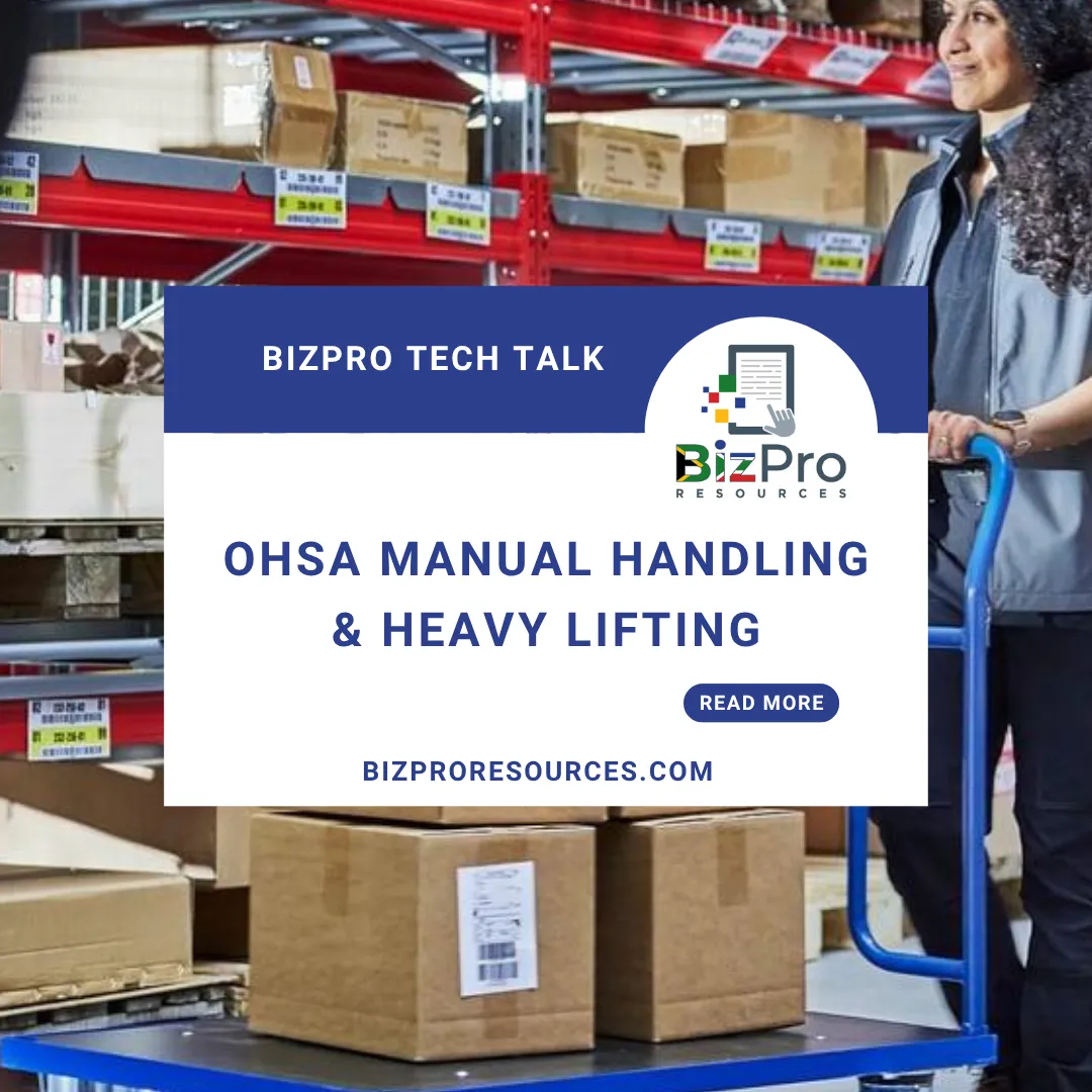 OHS: Manual Handling and Lifting Safety