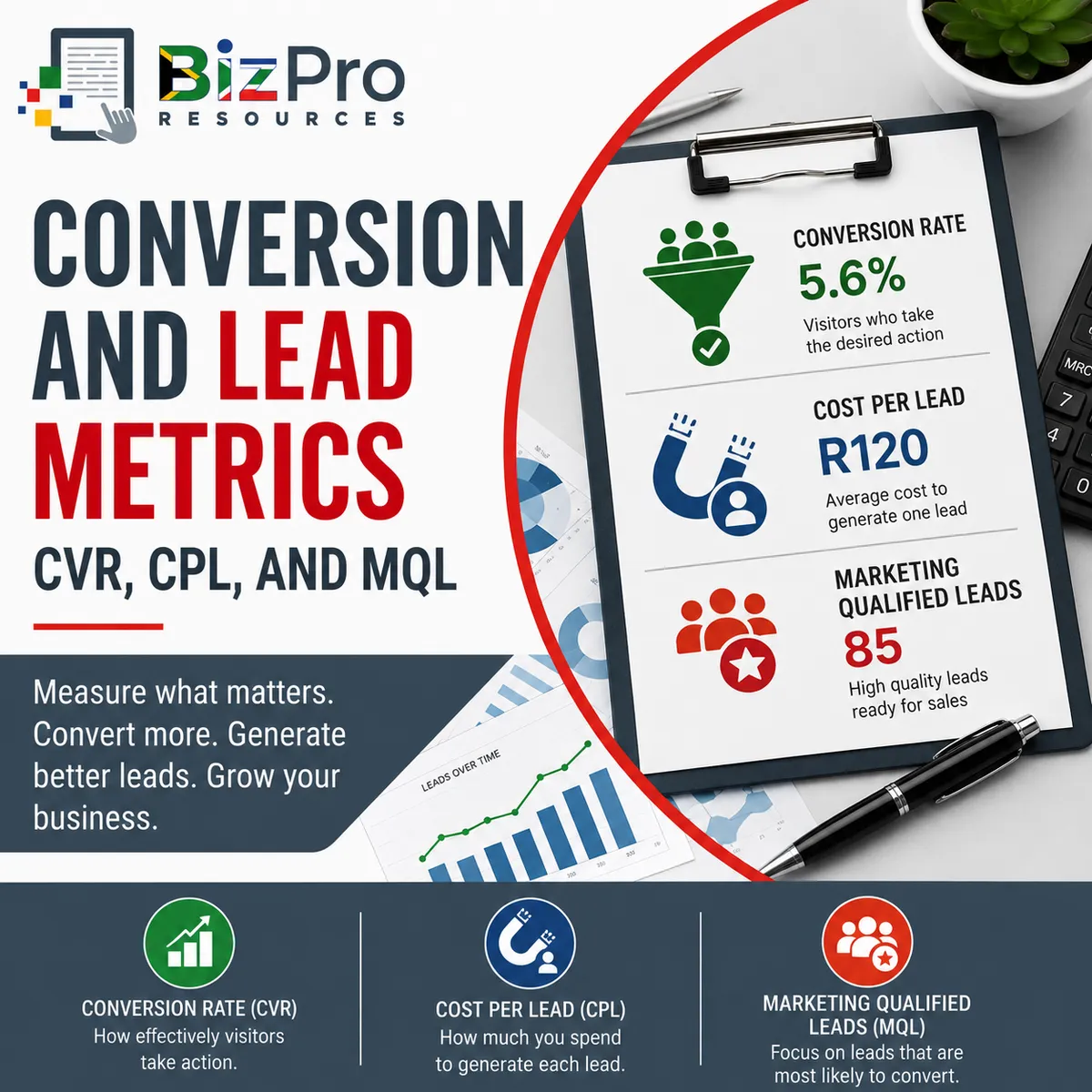 Marketing Conversion and Lead Metrics: CVR, CPL, and MQL Explained