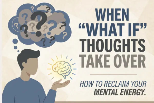When “What If” Thoughts Take Over: How to Reclaim Your Mental Energy