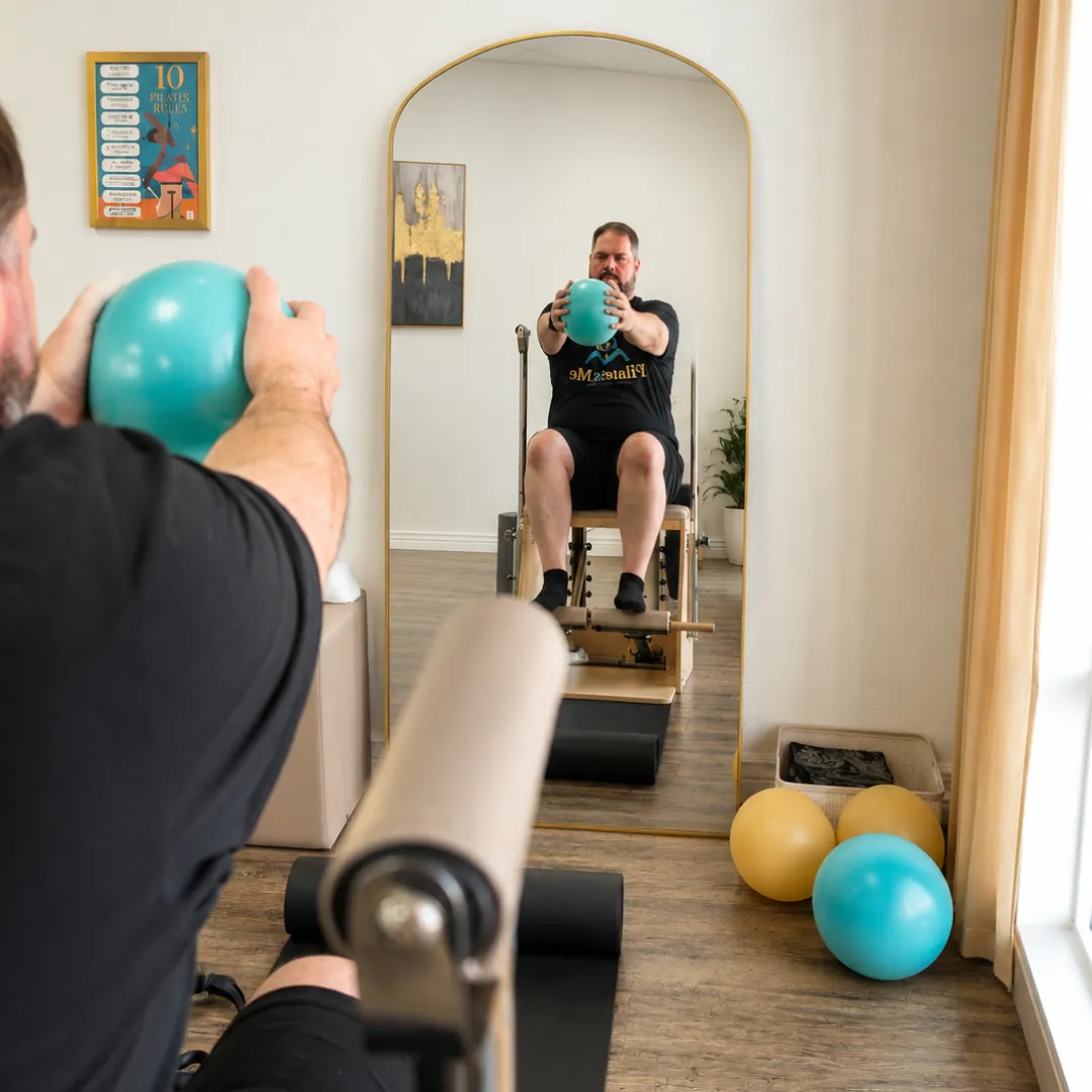 Exclusive private Pilates studio setup with bespoke equipment