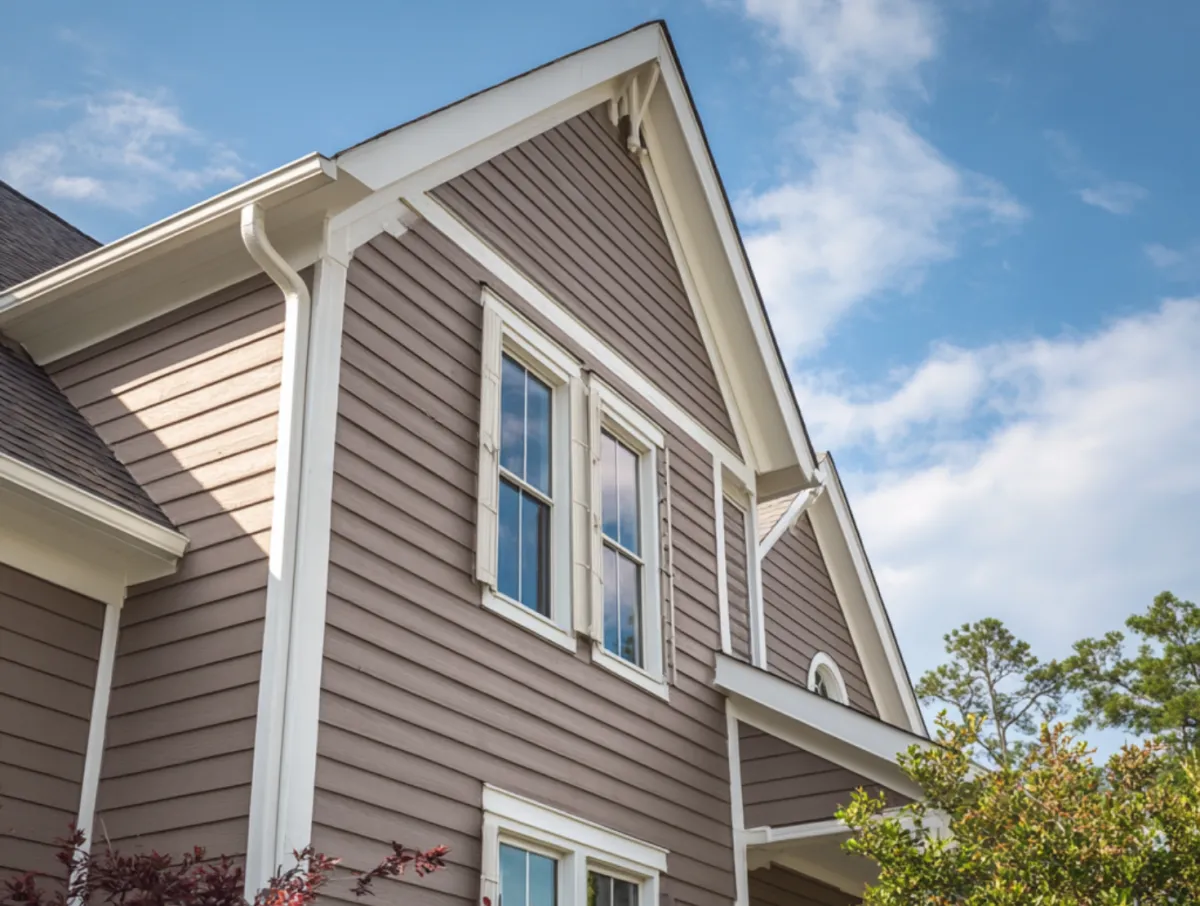 Beautiful home exterior with new siding decorative shutters and roof upgrades enhancing curb appeal and protecting against weather damage