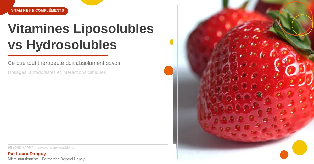 Vitamines Liposolubles vs Hydrosolubles | Beyond Happy
