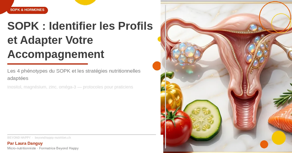 SOPK alimentation hormones nutrition thérapeute Beyond Happy