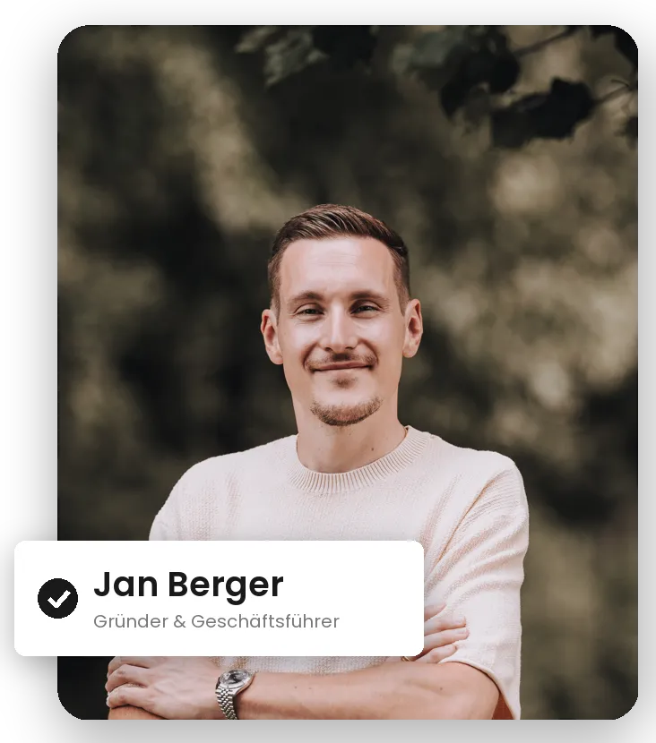 Jan Berger, Gründer und Geschäftsführer von Bentwood