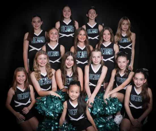 Competitive cheerleaders at Poss Cheer