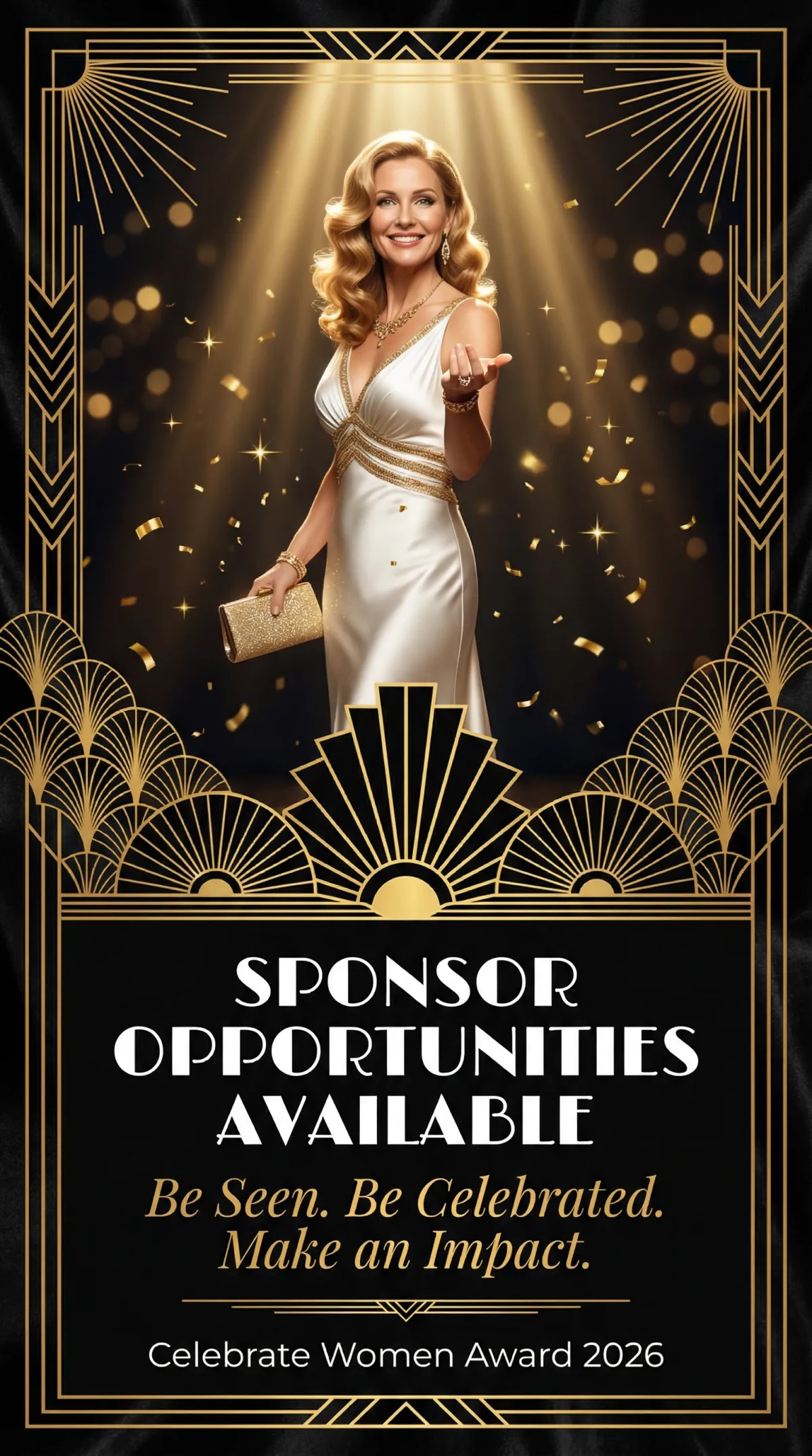 3 women holding brown cardboard box