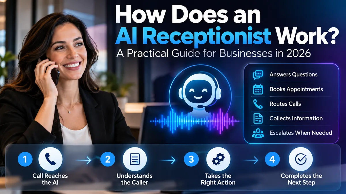 How Does an AI Receptionist Work? A Practical Guide for Businesses in 2026